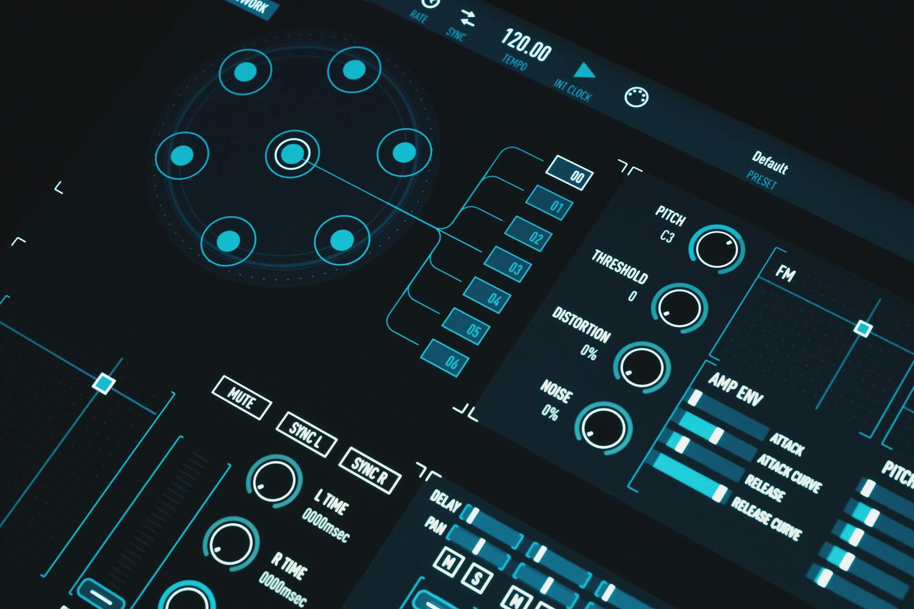 options on modern device touchscreen